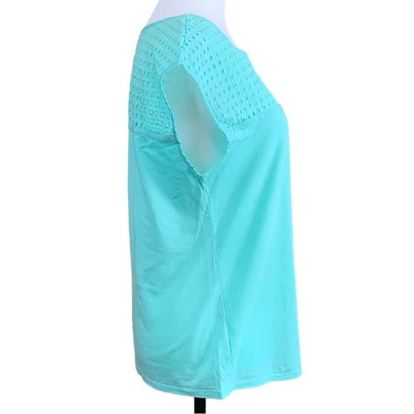 Catherine Malandrino Eyelet Shirt - Picture 4 of 9